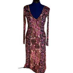 AGATHA MESH MIDI DRESS JOHNNY WAS